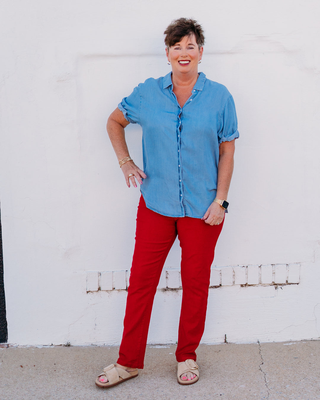 Dear John: Benning Top in Bleached Denim