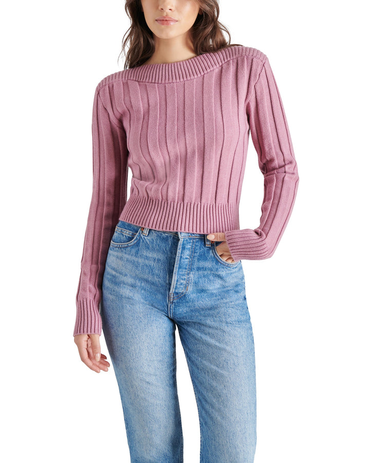 Steve Madden: Serra Sweater in Dark Orchid