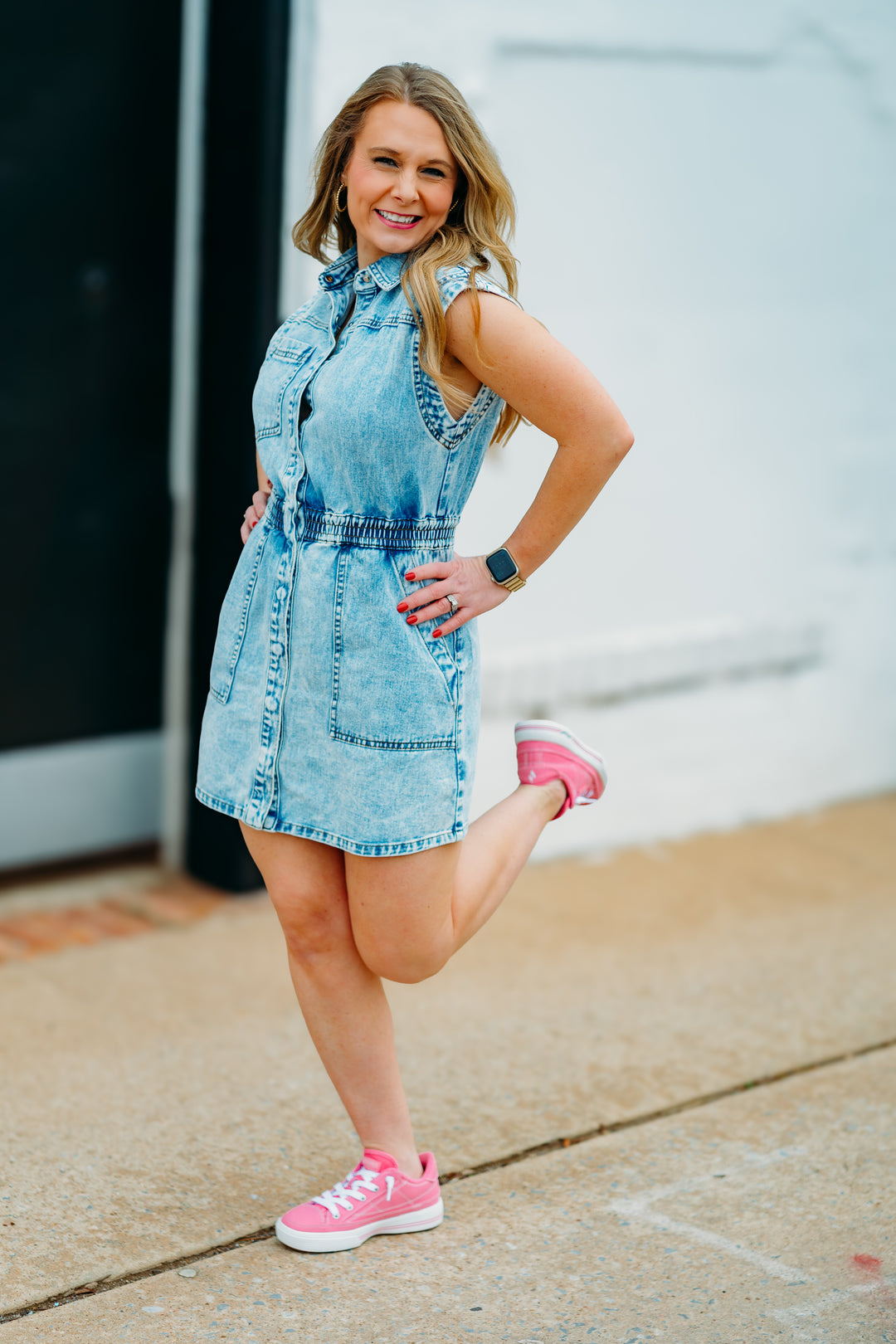 Steve Madden: Robbie Dress in Mineral Blue