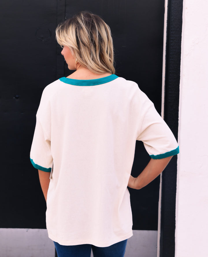 Billabong: Go West Ringer Tee in White Cap (BL000922W)