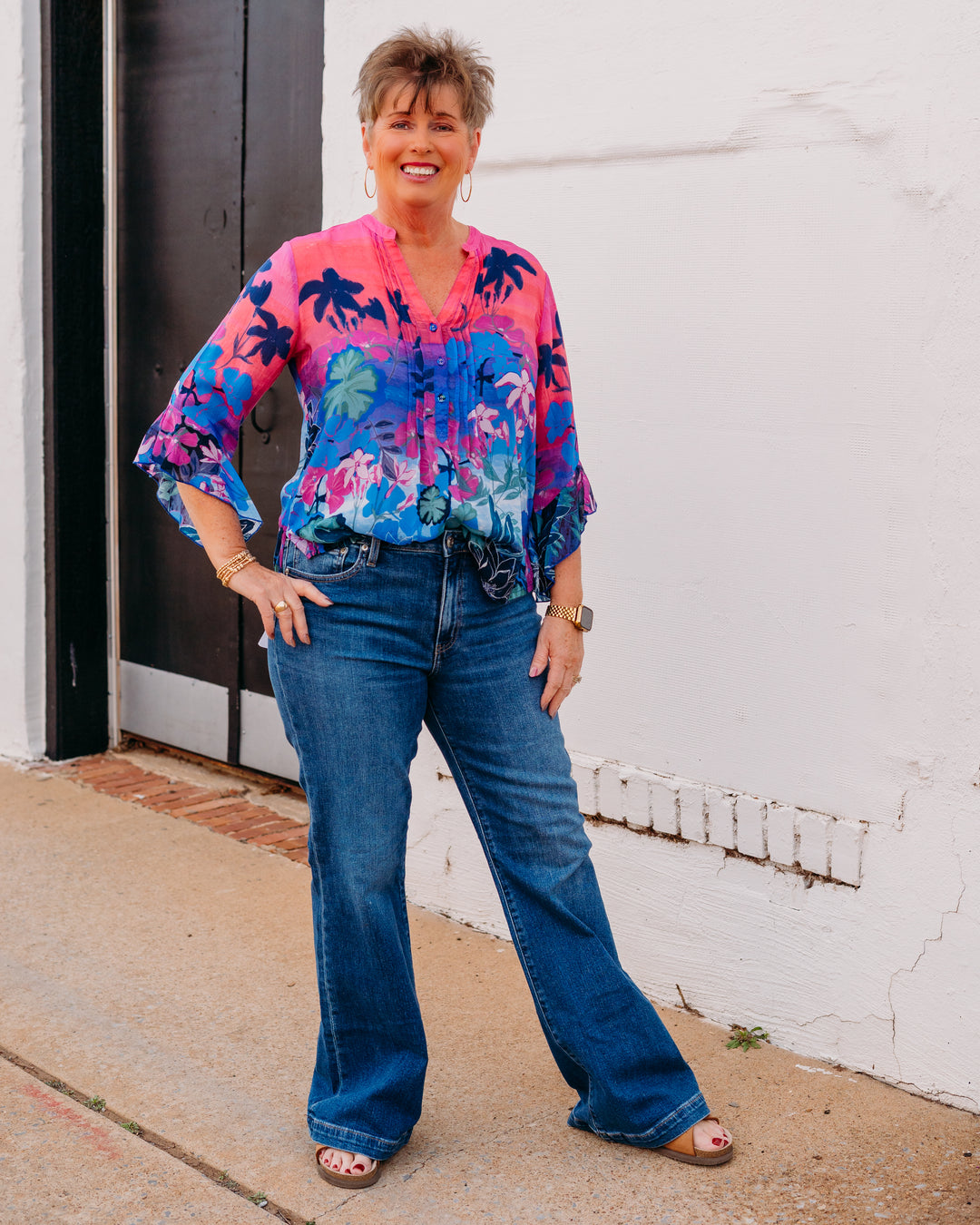 Johnny Was: Zellah Blouse in Lavandula (C11726) - The Vogue Boutique