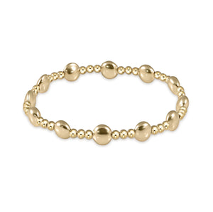 Enewton: Honesty Gold Sincerity Pattern 6mm Bracelet