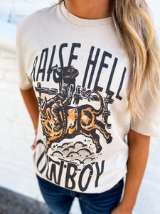 J. Coons.: Raise Hell Cowboy T-Shirt
