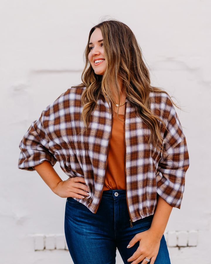 Ivy Jane: Plaid Jacket in AS (121180)