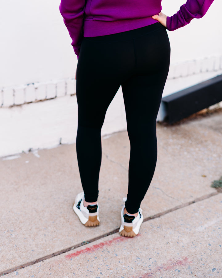 Glyder: High Waist Black Pure Leggings