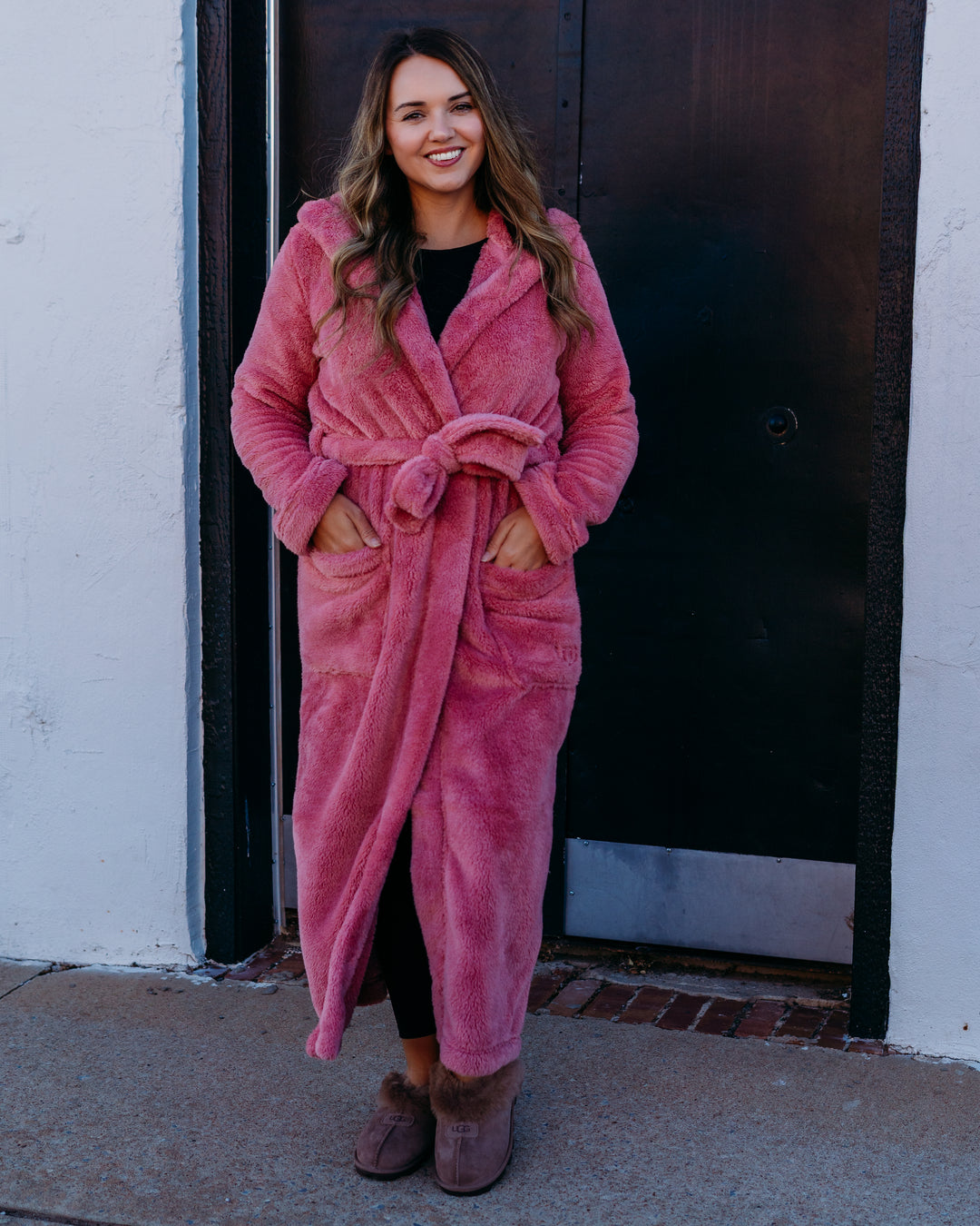 UGG: Aarti Long Robe  in Pink Cedar (1161170)