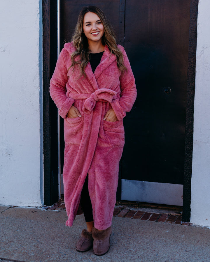 UGG: Aarti Long Robe  in Pink Cedar (1161170)