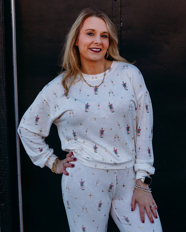 Z Supply: Champs Long Sleeve Top in Vanilla Ice