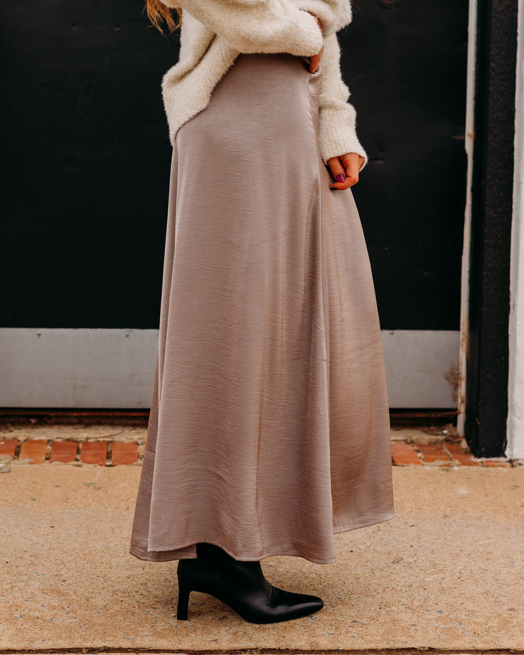 Z Supply: NorthPointe Midi Skirt in Moonlight