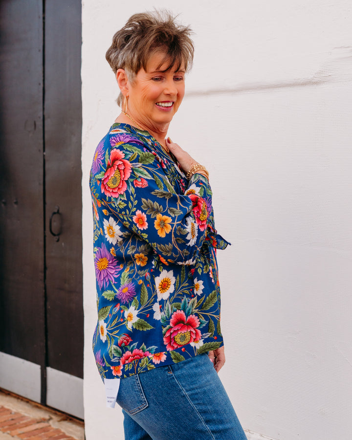 Johnny Was: Darmis Blouse in Lilla (C12226)