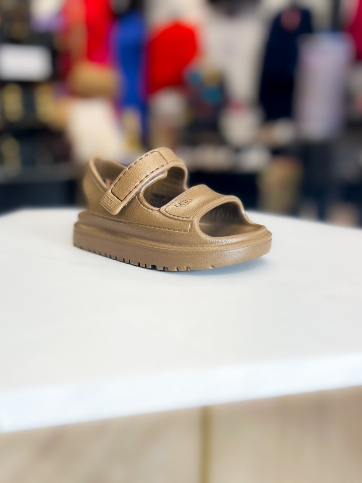 UGG: Toddler Goldenglow Sandal in Bison Brown - The Vogue Boutique