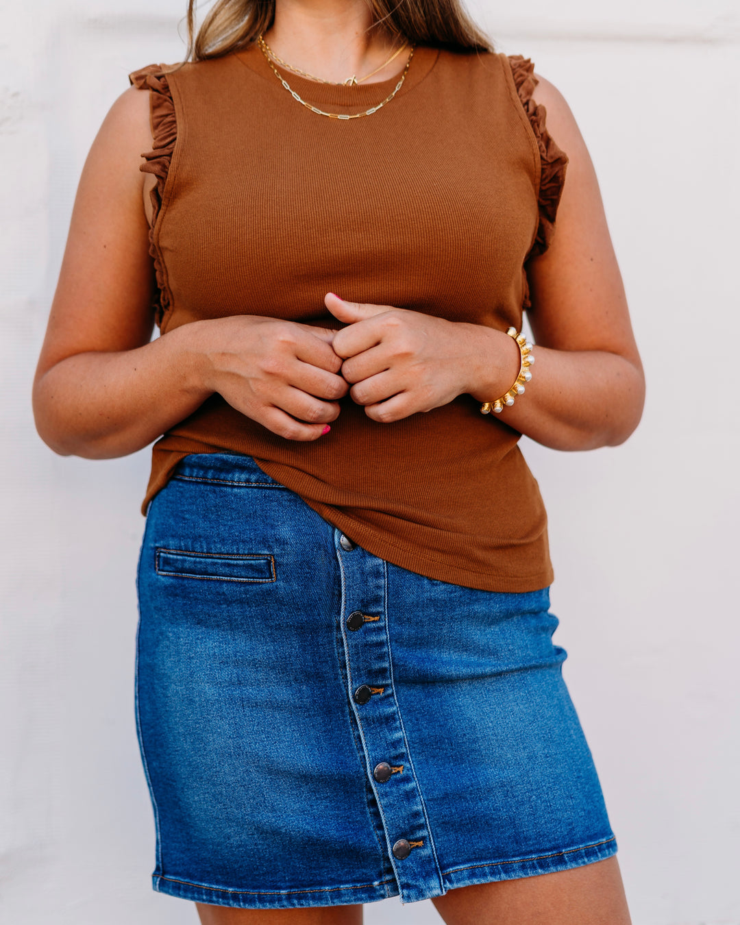Dear John: Bridgette Top in Cappuccino