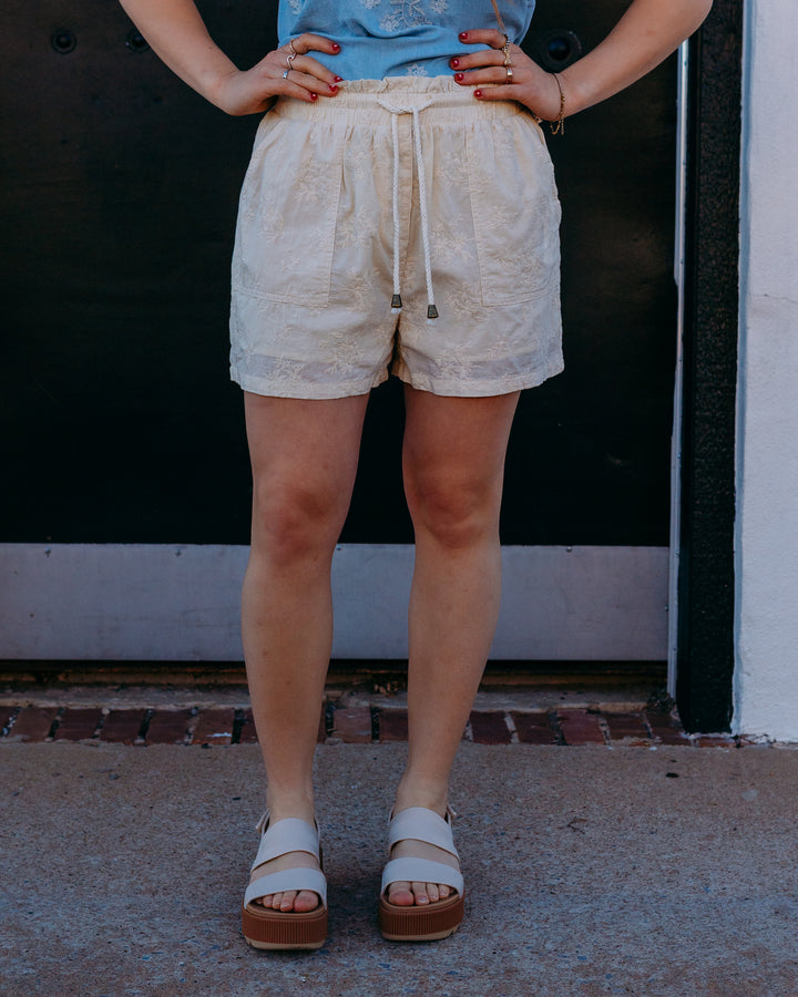 Another Love: Audra Shorts in Vintage Cream - The Vogue Boutique