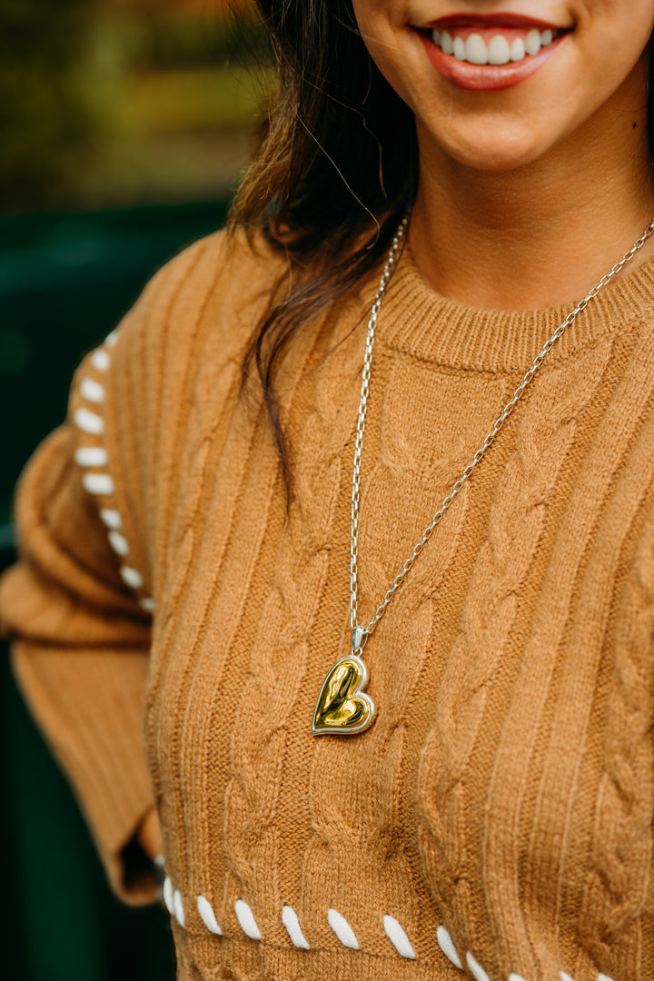 Brighton: Cascade Heart Reversible Necklace JM7517