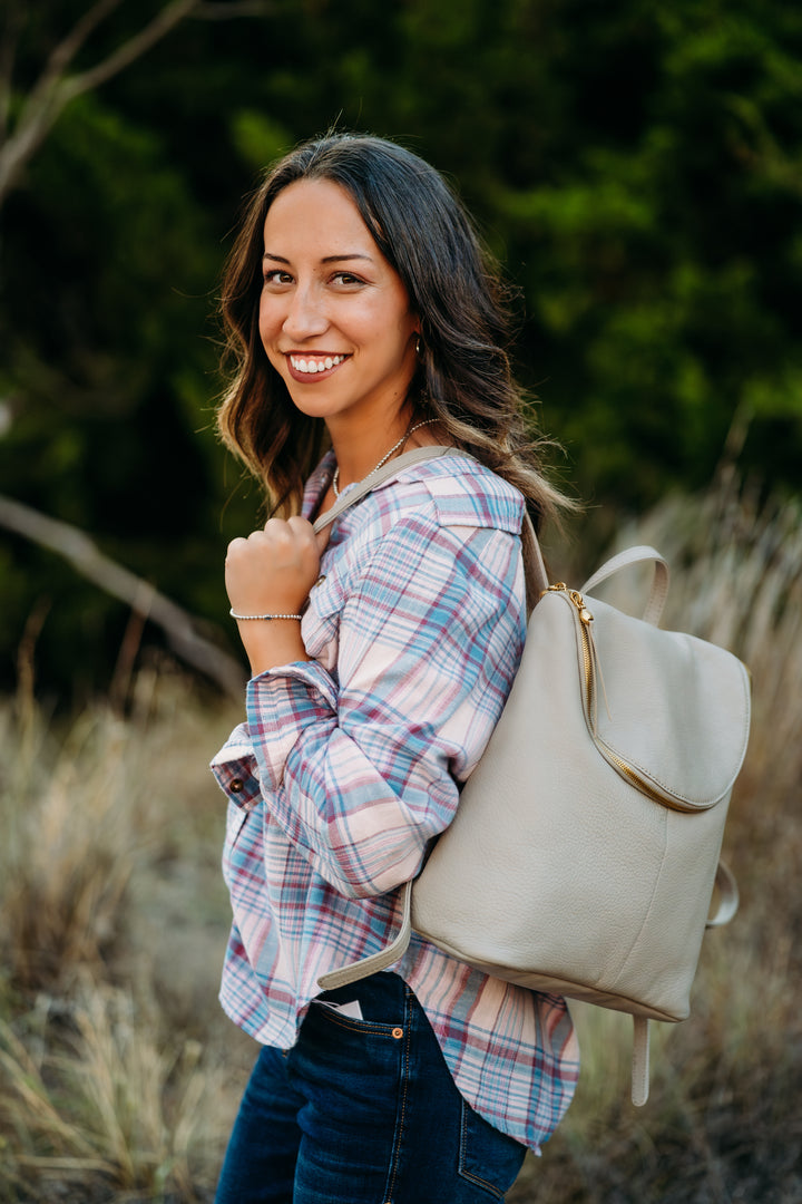 Hobo: Fern Backpack in Taupe