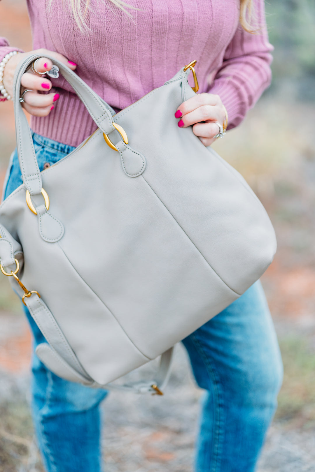 Hobo: Harley Satchel in Taupe