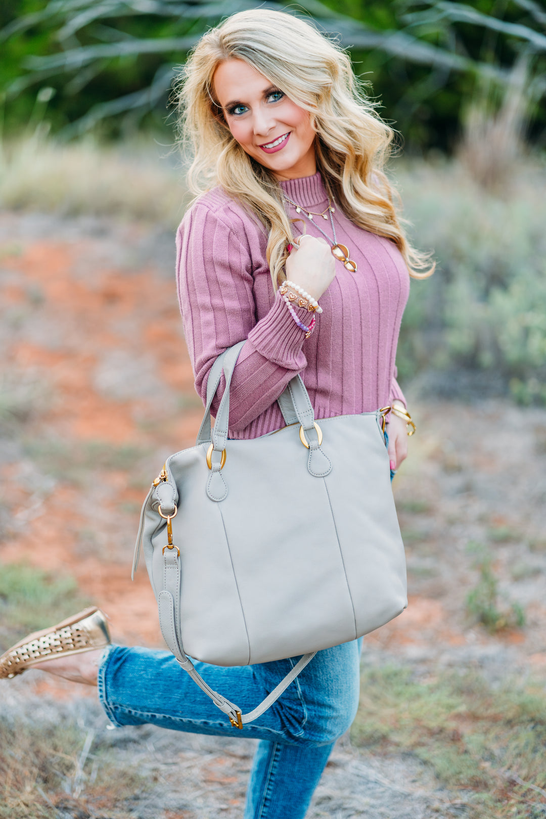 Hobo: Harley Satchel in Taupe
