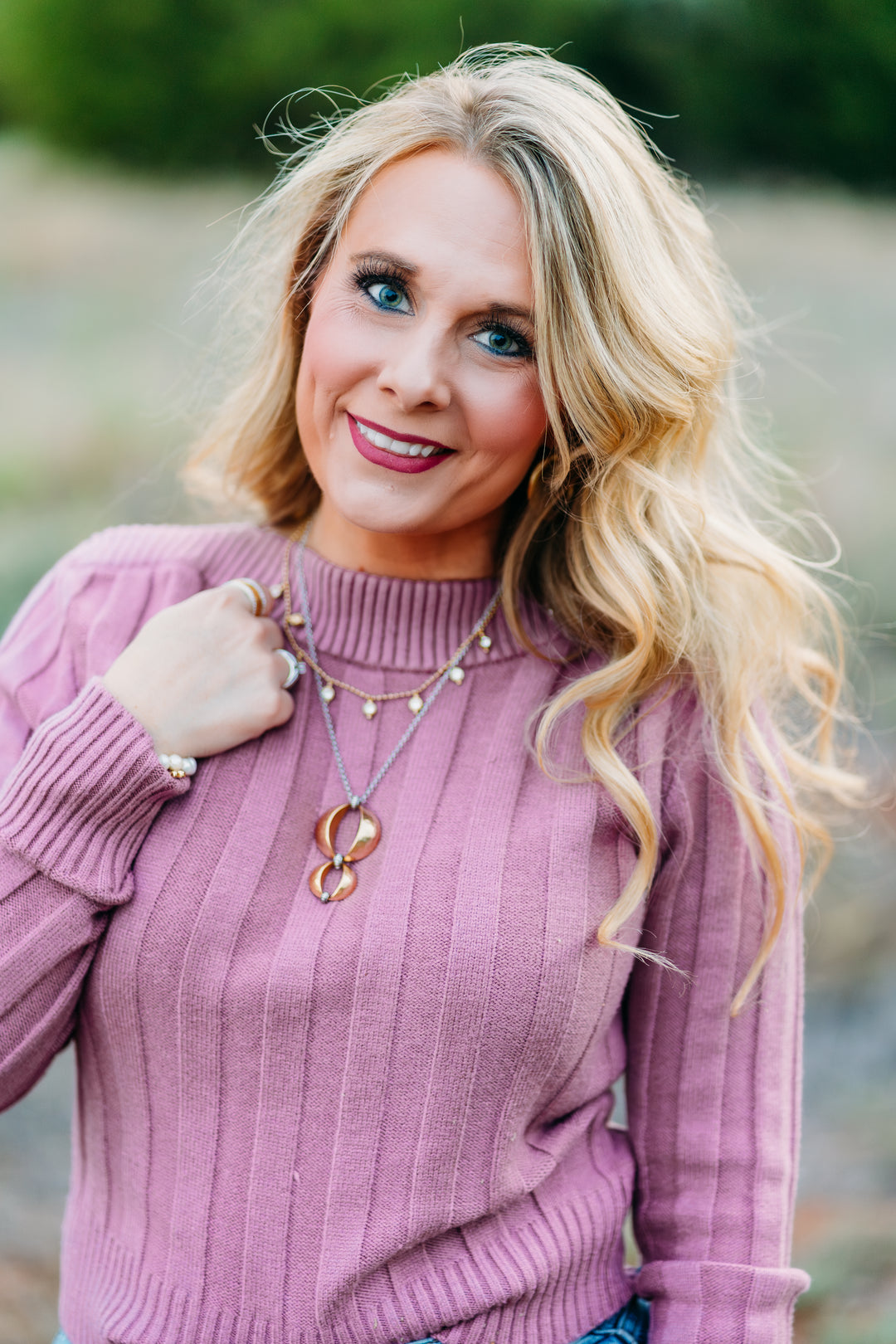 Steve Madden: Serra Sweater in Dark Orchid