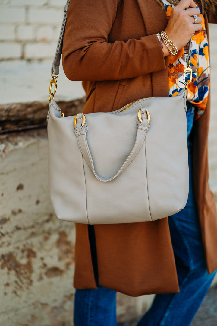 Hobo: Harley Satchel in Taupe