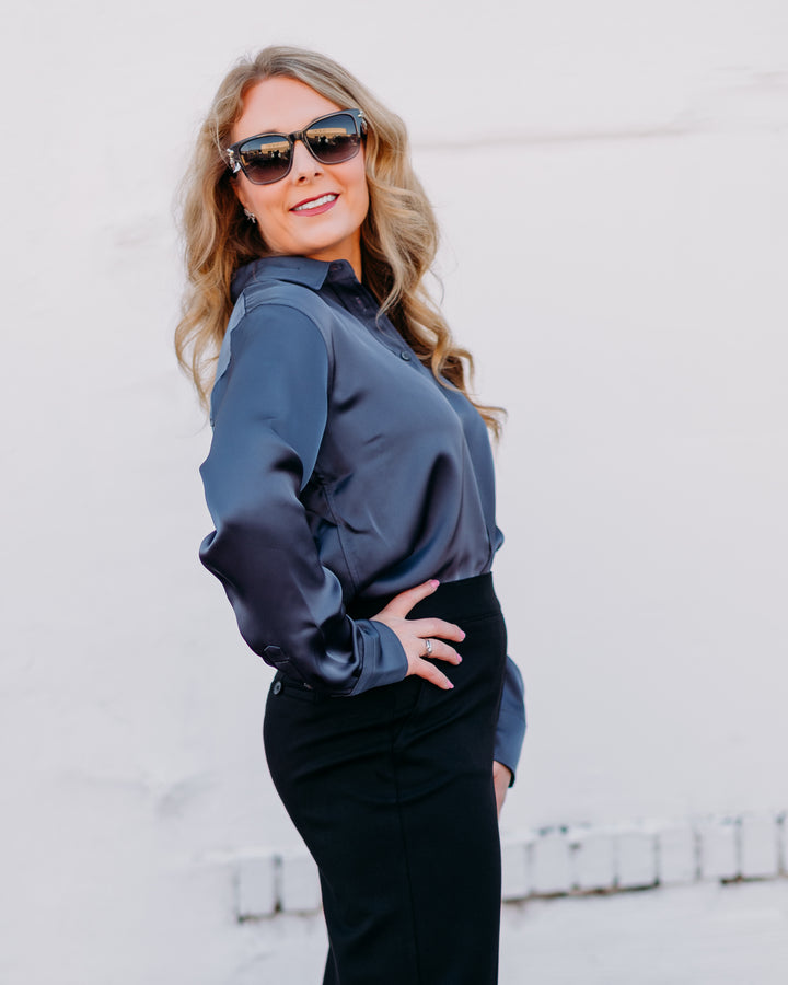 Spanx: Perfect Fit Ponte Wide Leg Pant in Black