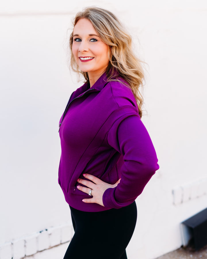 Spanx: Airessentials Track Jacket in Snapdragon