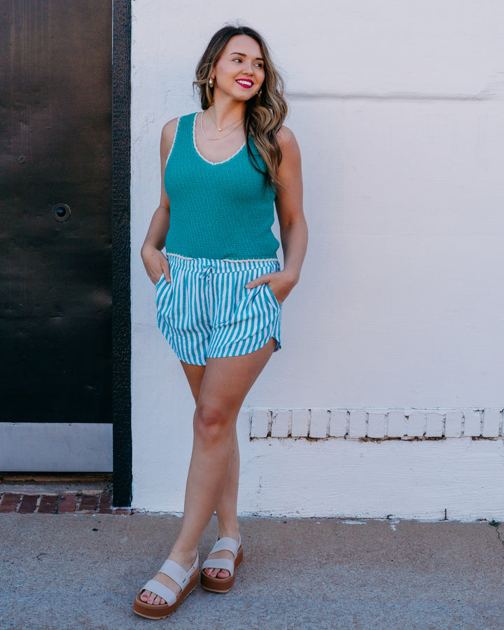 Z Supply: Yessenia Whipstitch Tank in La Palma - The Vogue Boutique