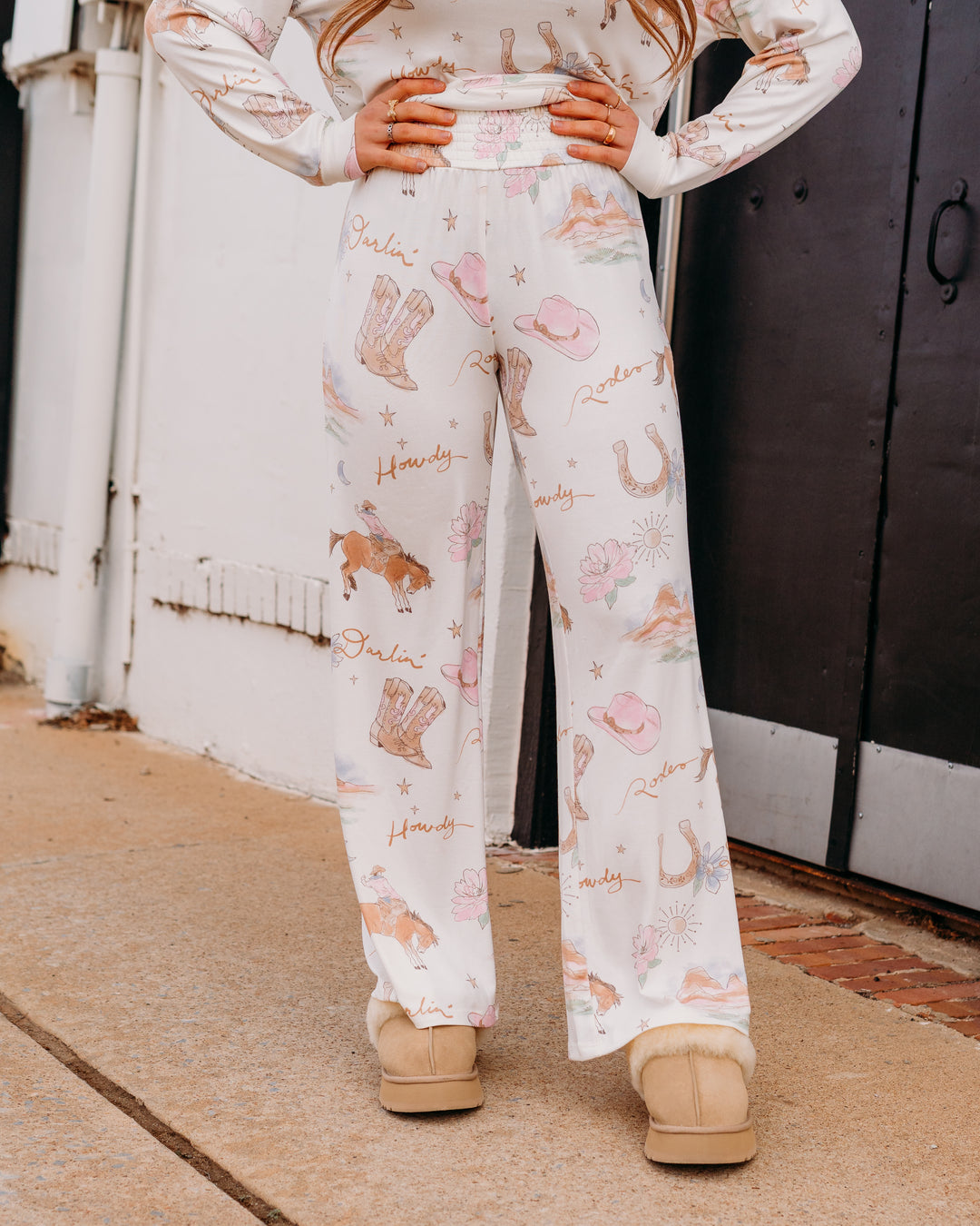 Z Supply: Desert Rose Dawn Pant in Vanilla Ice (ZLP261248) - The Vogue Boutique