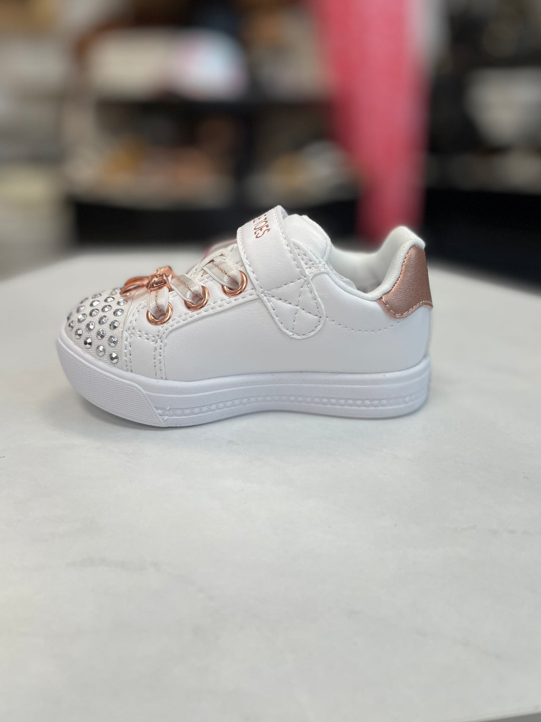 Skechers: Super Starlite in White Rose Gold (314599L)