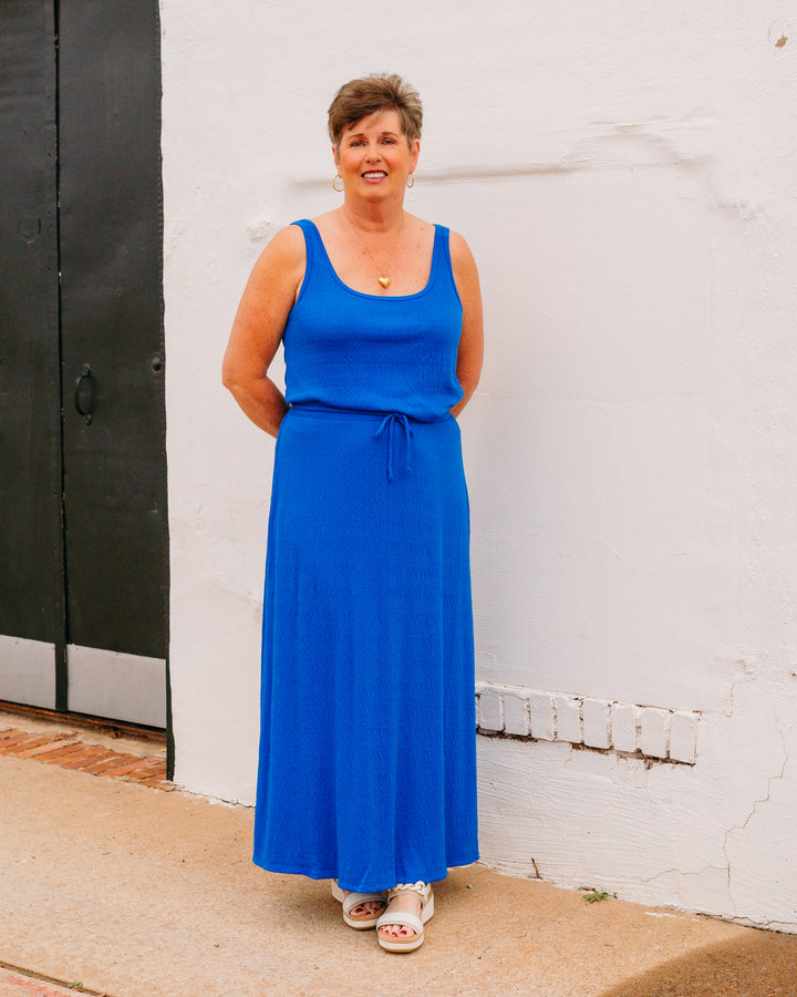 Z Supply: Idris Maxi Skirt in Nautical (ZK261346) - The Vogue Boutique