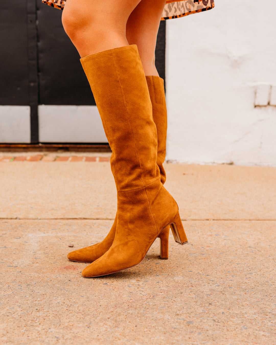 Sam Edelman: Sylvia Frontier Brown Suede Knee High Boots