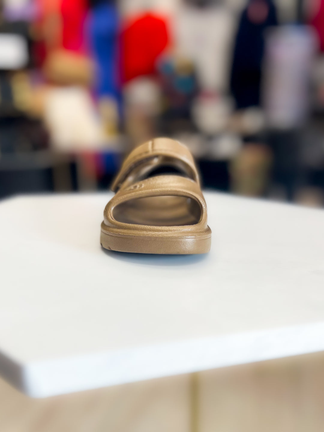 UGG: Toddler Goldenglow Sandal in Bison Brown - The Vogue Boutique