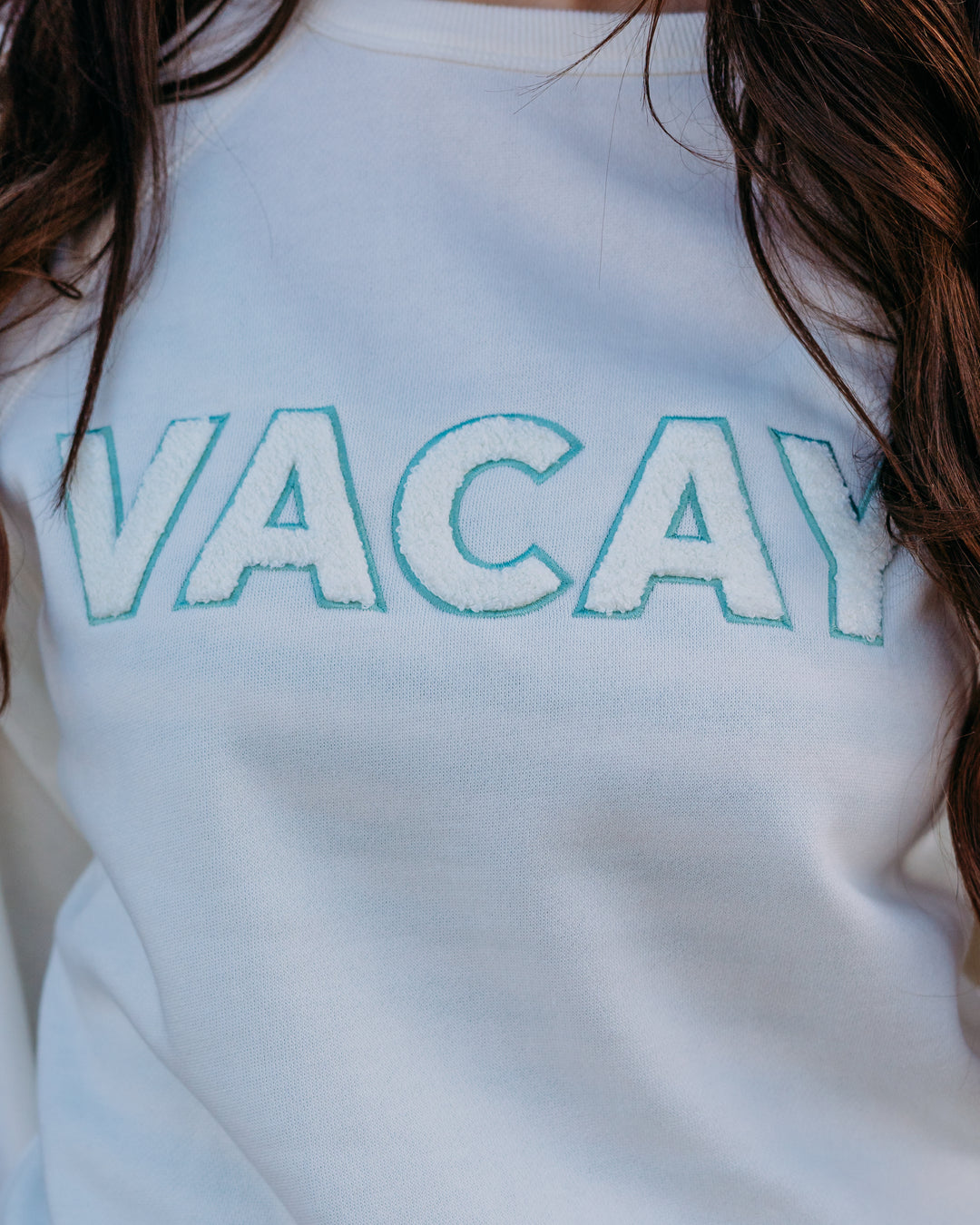 Z Supply: Vacay Sweatshirt in Vanilla Ice (ZLT261265) - The Vogue Boutique