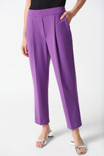 Load image into Gallery viewer, Joseph Ribkoff: Majesty Cropped Pleated Pants Style 242193
