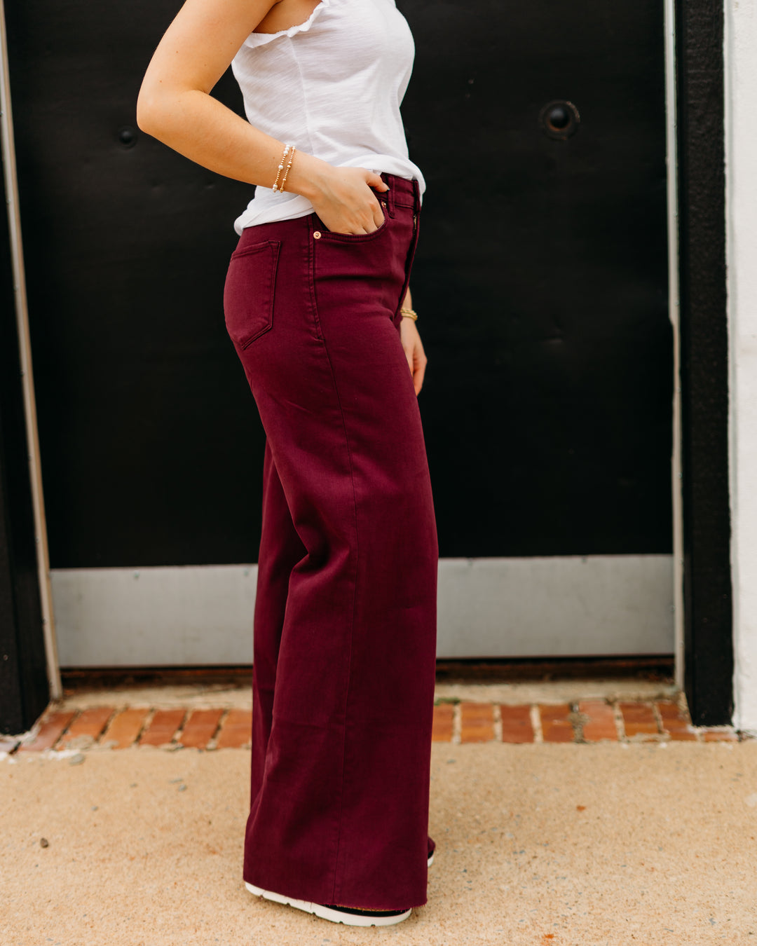 Dear John: Fiona Wide Leg Jeans in Fig