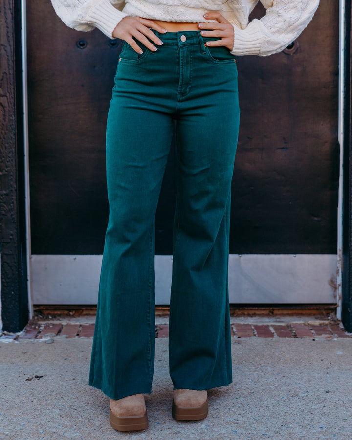 Dear John: Fiona Wide Leg Jeans in Rainforest DPM55C336RNF