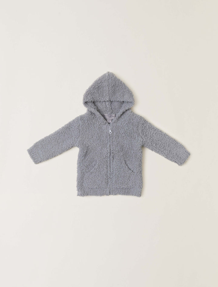 Barefoot Dreams: CozyChic Infant Hoodie in Dove Gray