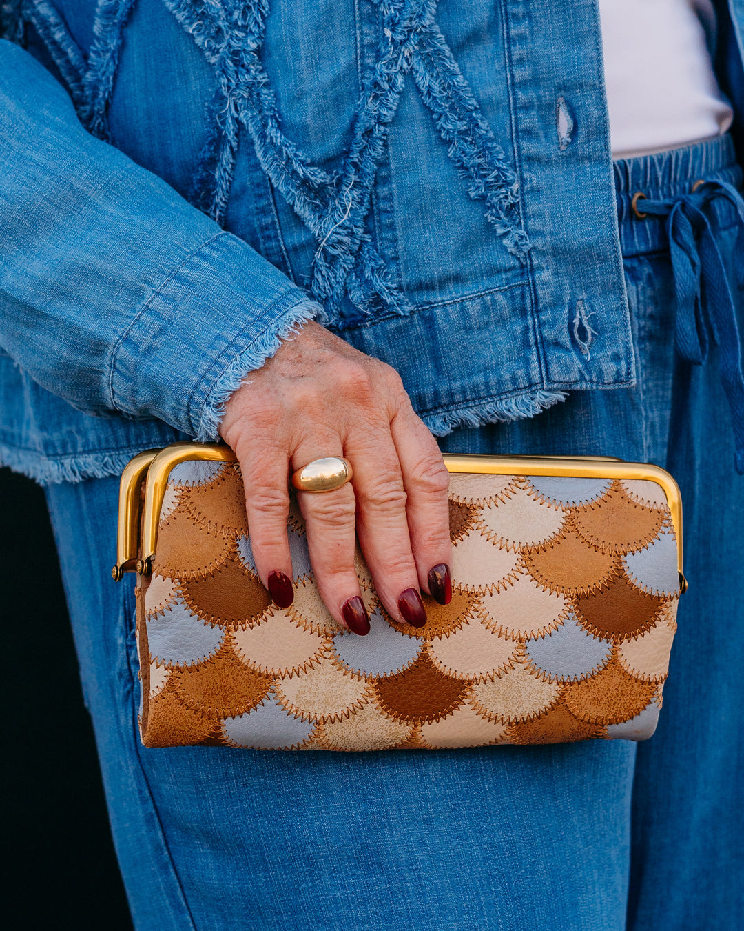 Hobo: Lauren Wallet in Timber Brown