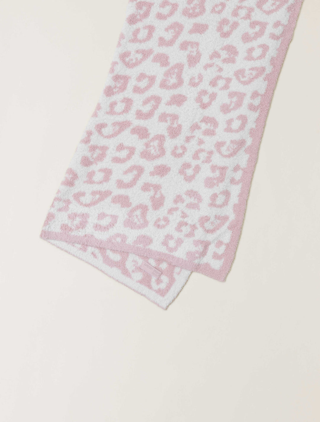 Barefoot Dreams: CozyChic Barefoot in the Wild Baby Blanket in Dusty Rose / Cream