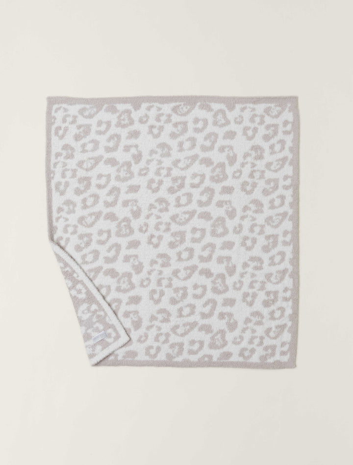 Barefoot Dreams: CozyChic Barefoot in the Wild Baby Blanket in Stone / Cream