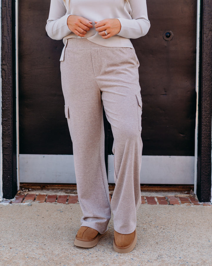 Thread & Supply: Faye Pant in Taupe Heather