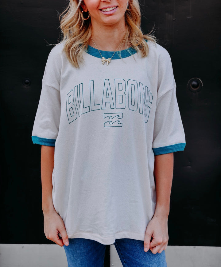Billabong: Go West Ringer Tee in White Cap (BL000922W)