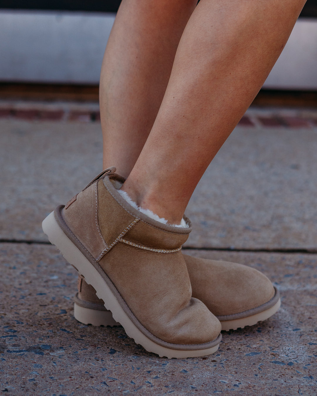 Ugg: (New Style #) Classic Ultra Mini in Sand