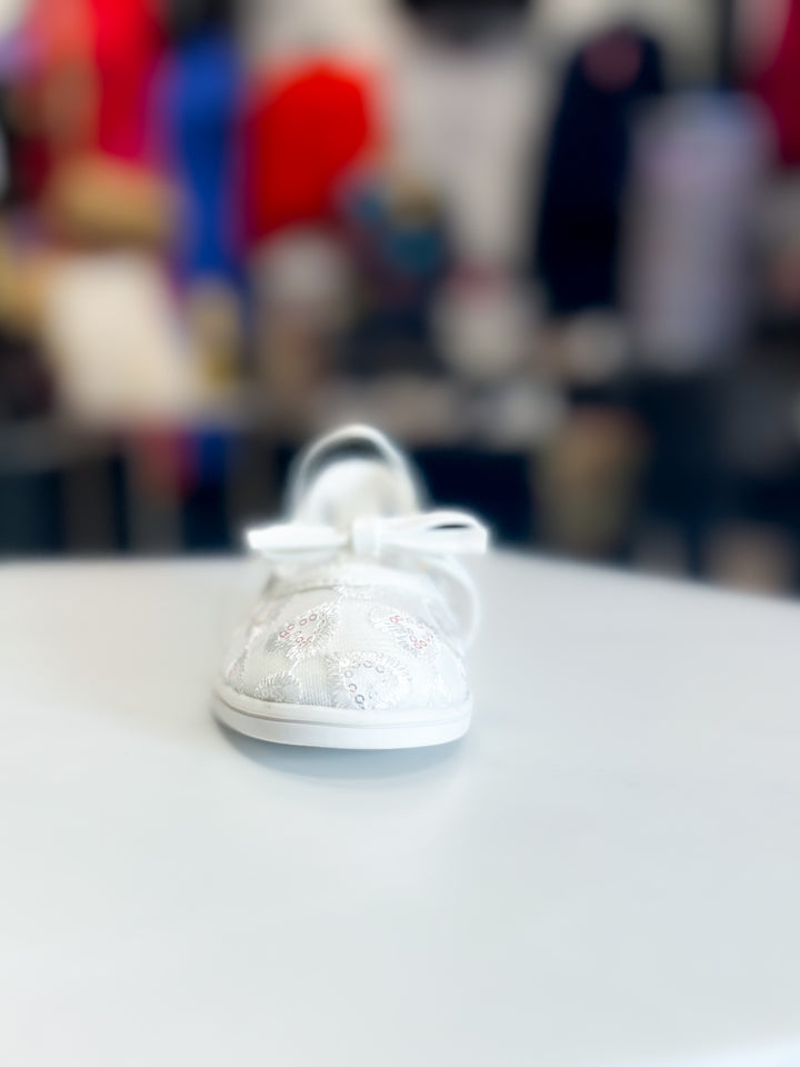Steve Madden: Toddler Burdie Sandal in White Mesh