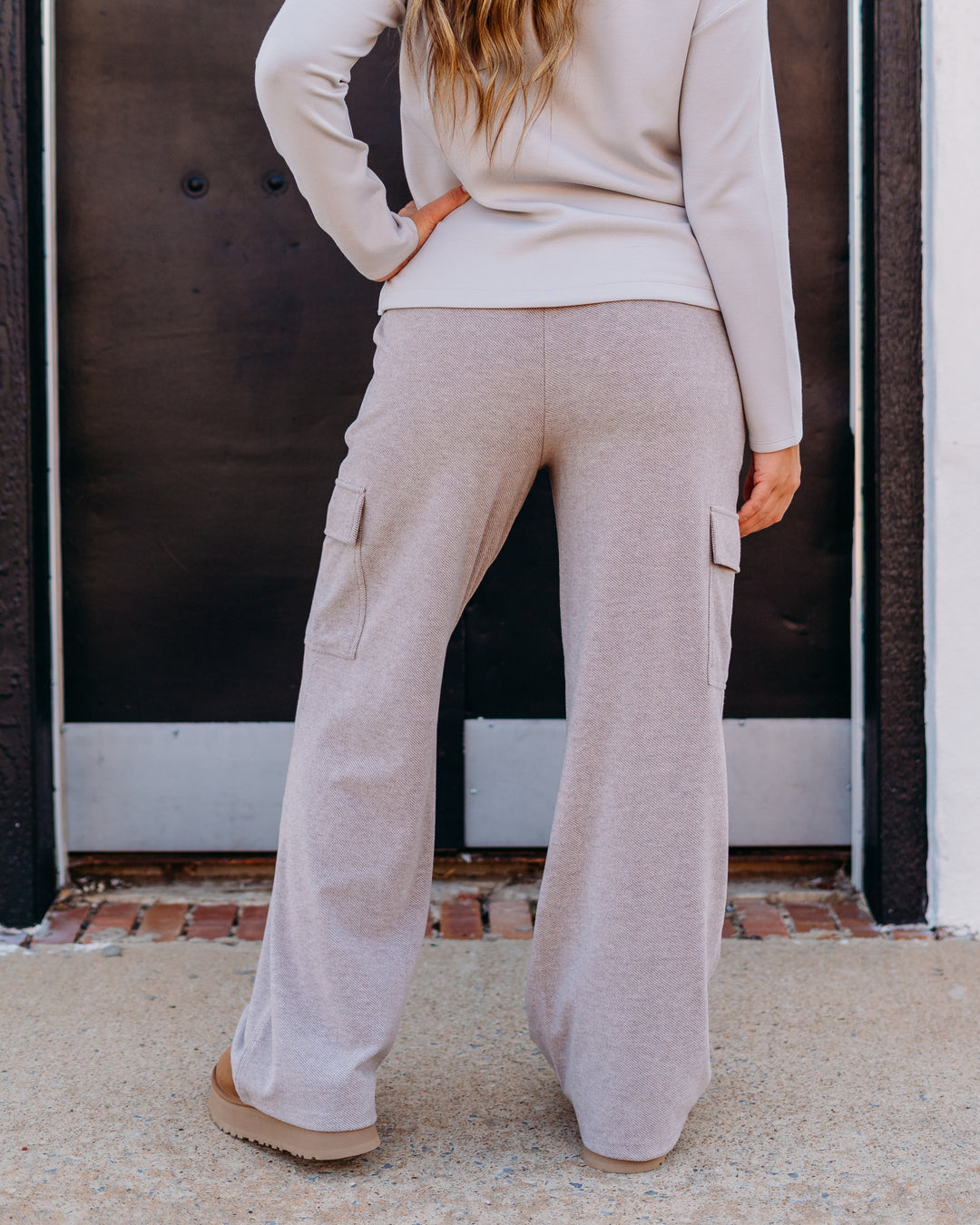 Thread & Supply: Faye Pant in Taupe Heather