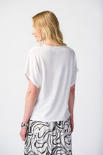 Load image into Gallery viewer, Joseph Ribkoff: Vanilla Sweater With Cutout Neckline Style 241915

