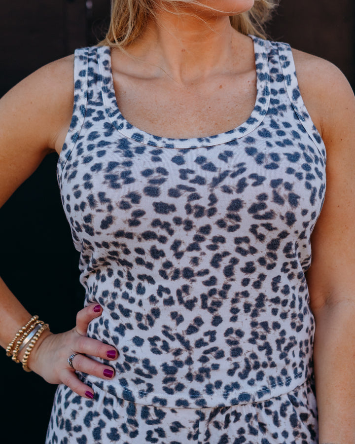 Z Supply: Luxe Leopard Tank in Champagne