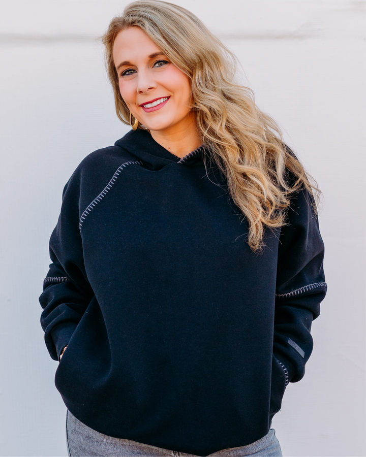 UGG: Classic Hoodie in Black