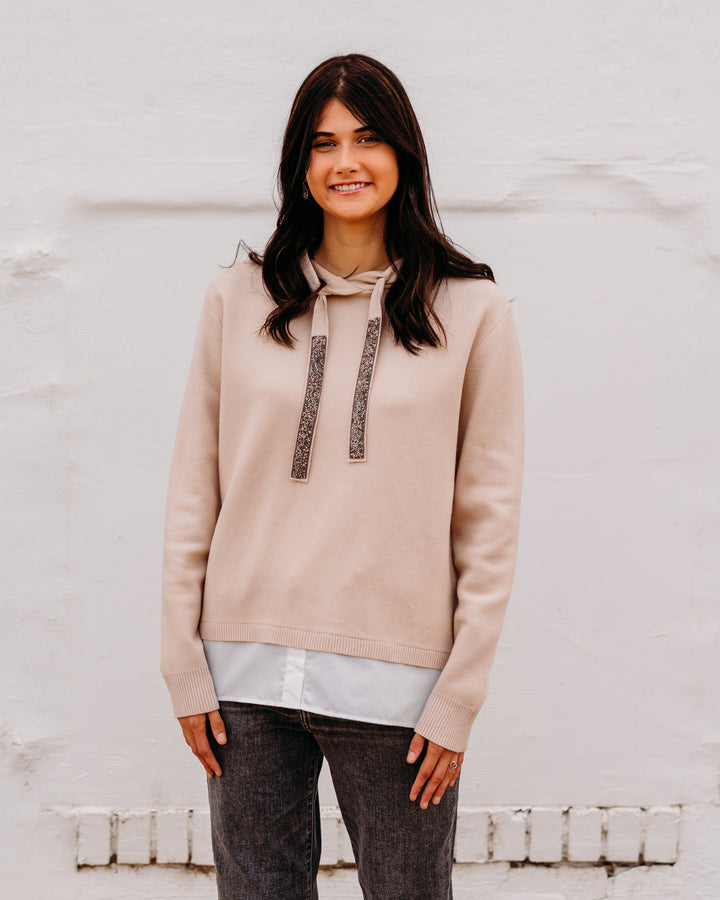 Another Love: Shayna Hoodie in Almond