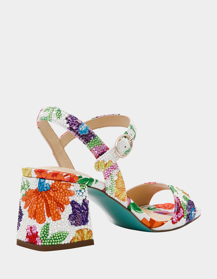 Betsey Johnson: Tamy Heels in Bright Multi