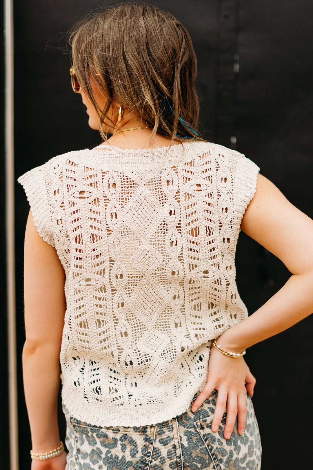 Z Supply: Baroque Sweater Top in Crystal